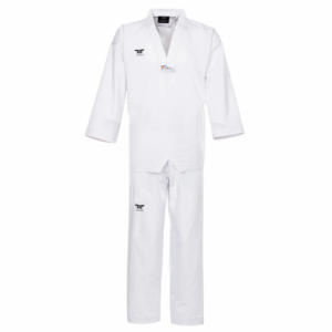 Taekwondo Uniform White V Neck